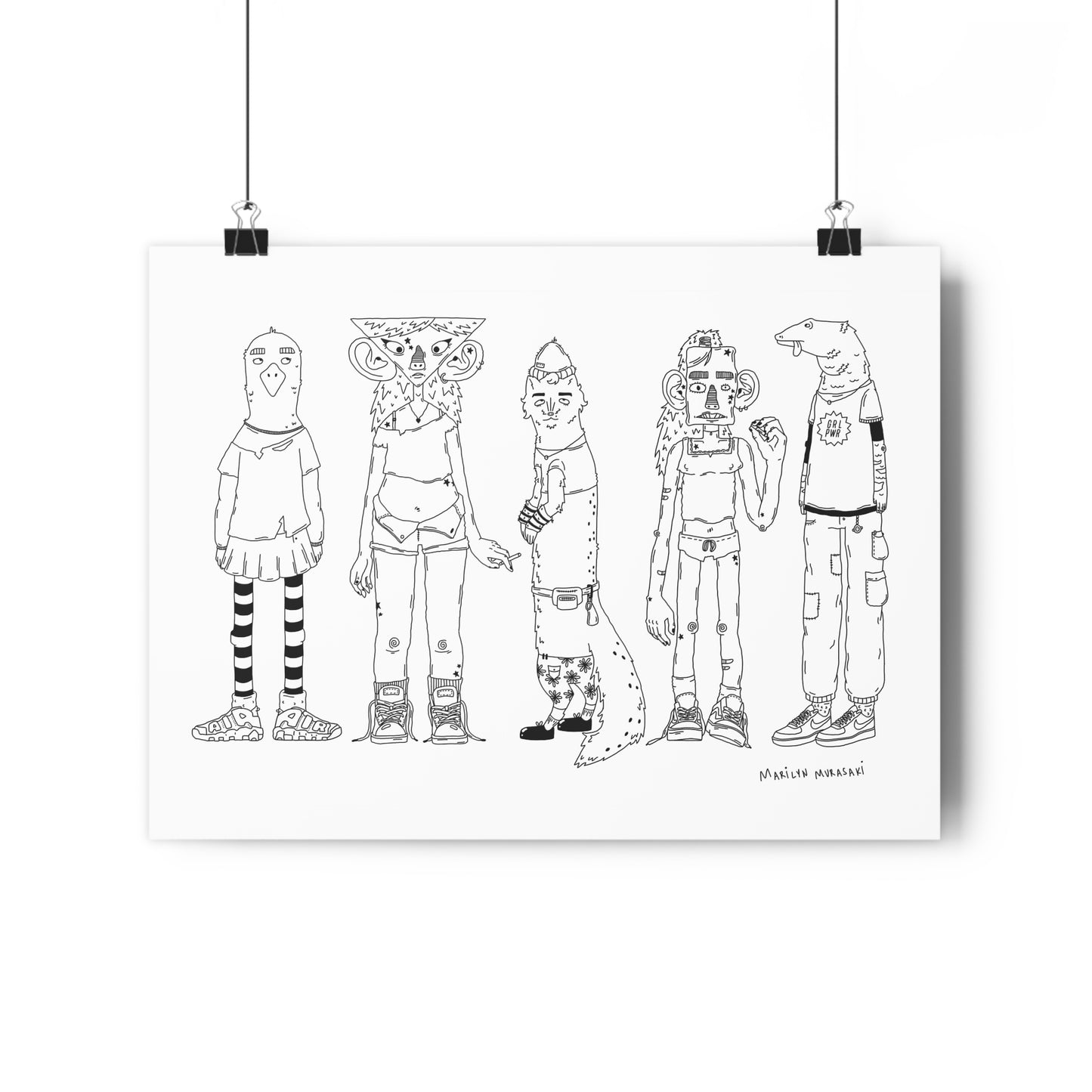Who Invited Them Art Print