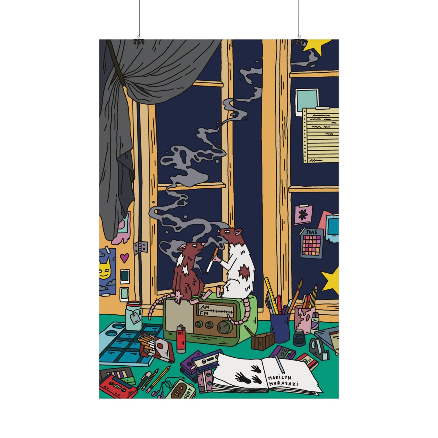 Smoking out the Window Poster