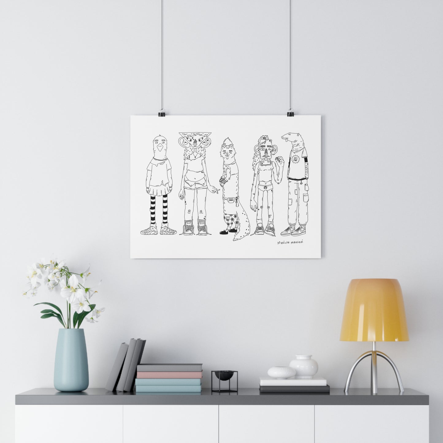 Who Invited Them Art Print