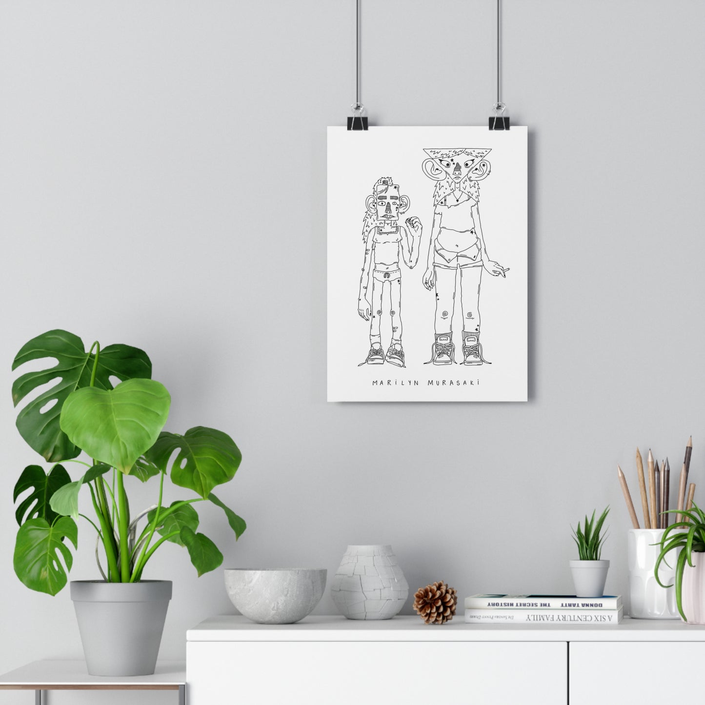 Two Friends Art Print