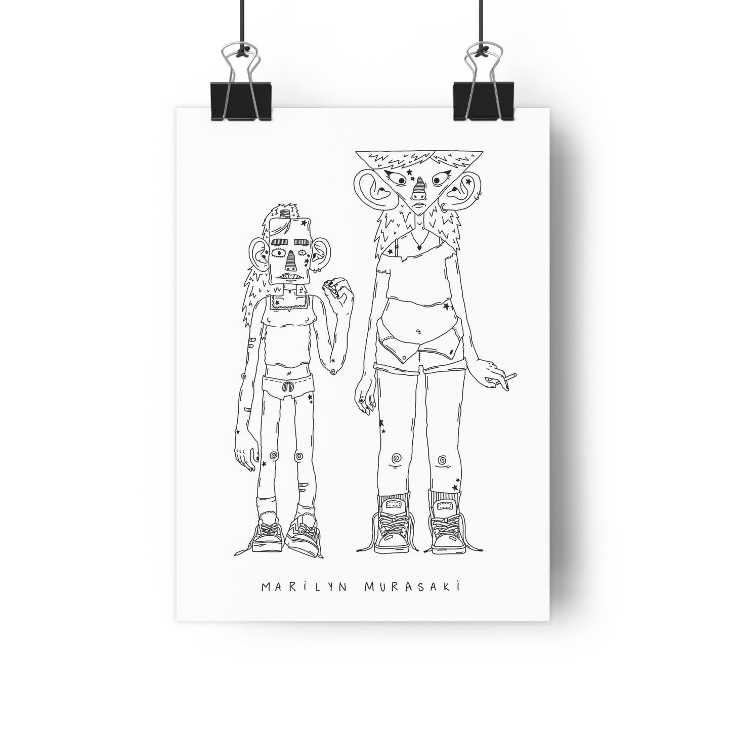 Two Friends Art Print
