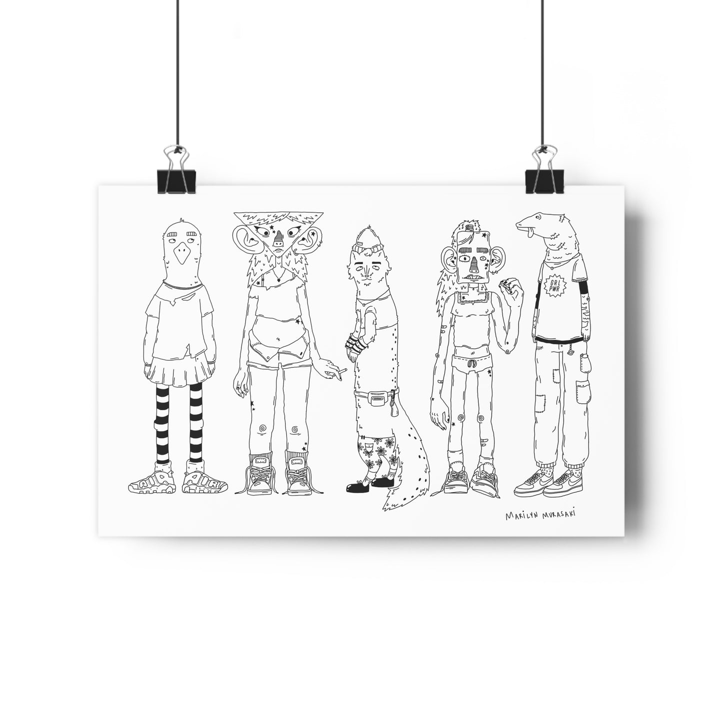 Who Invited Them Art Print