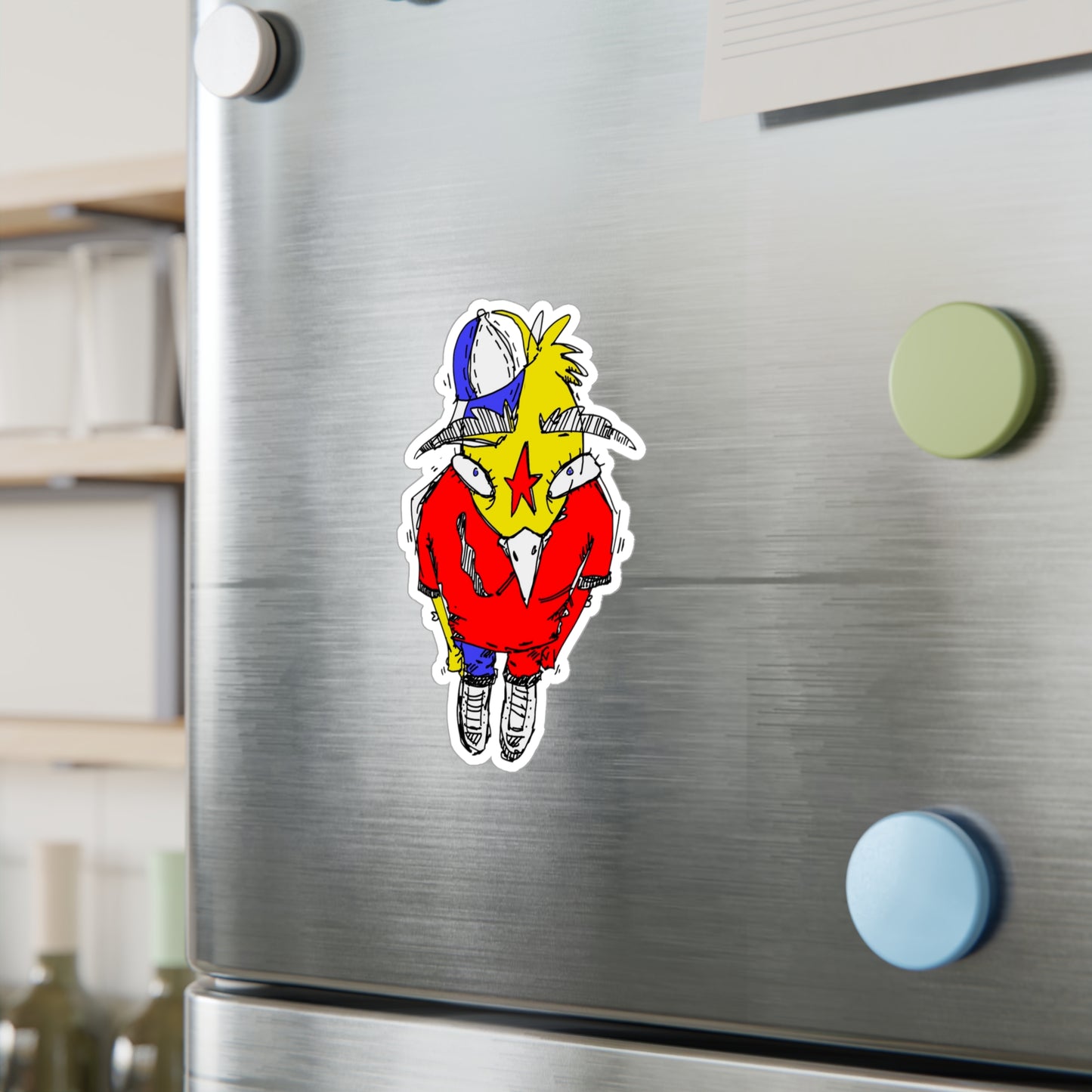 Smoking Bird Sticker