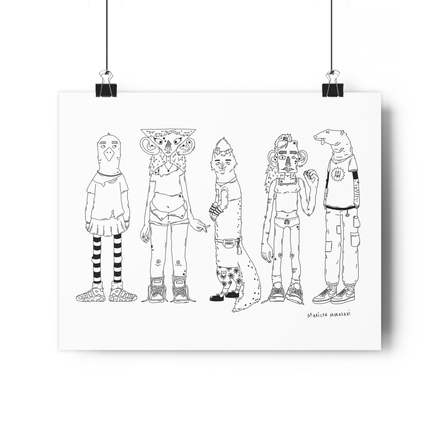 Who Invited Them Art Print