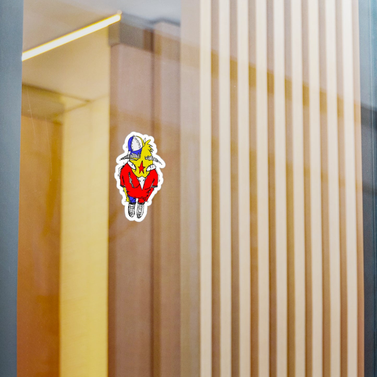 Smoking Bird Sticker