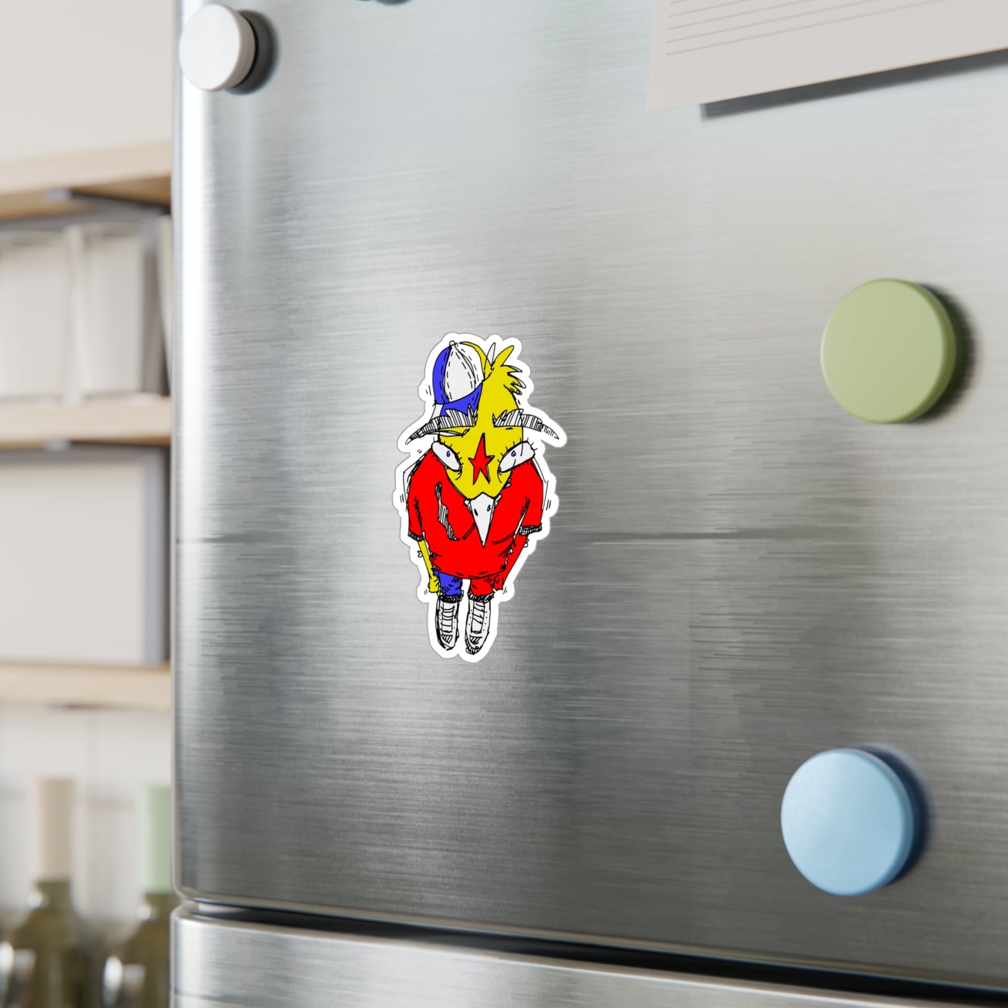 Smoking Bird Sticker