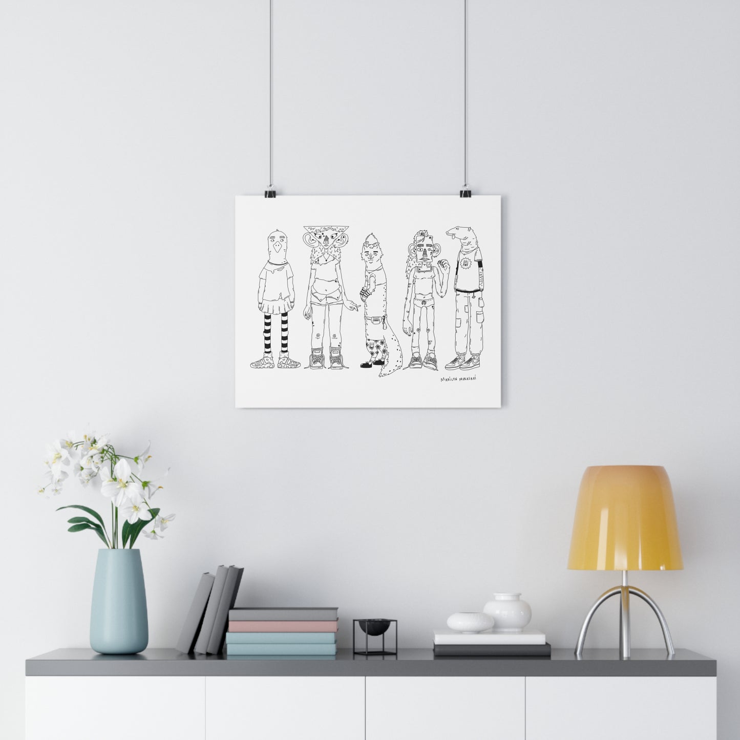 Who Invited Them Art Print
