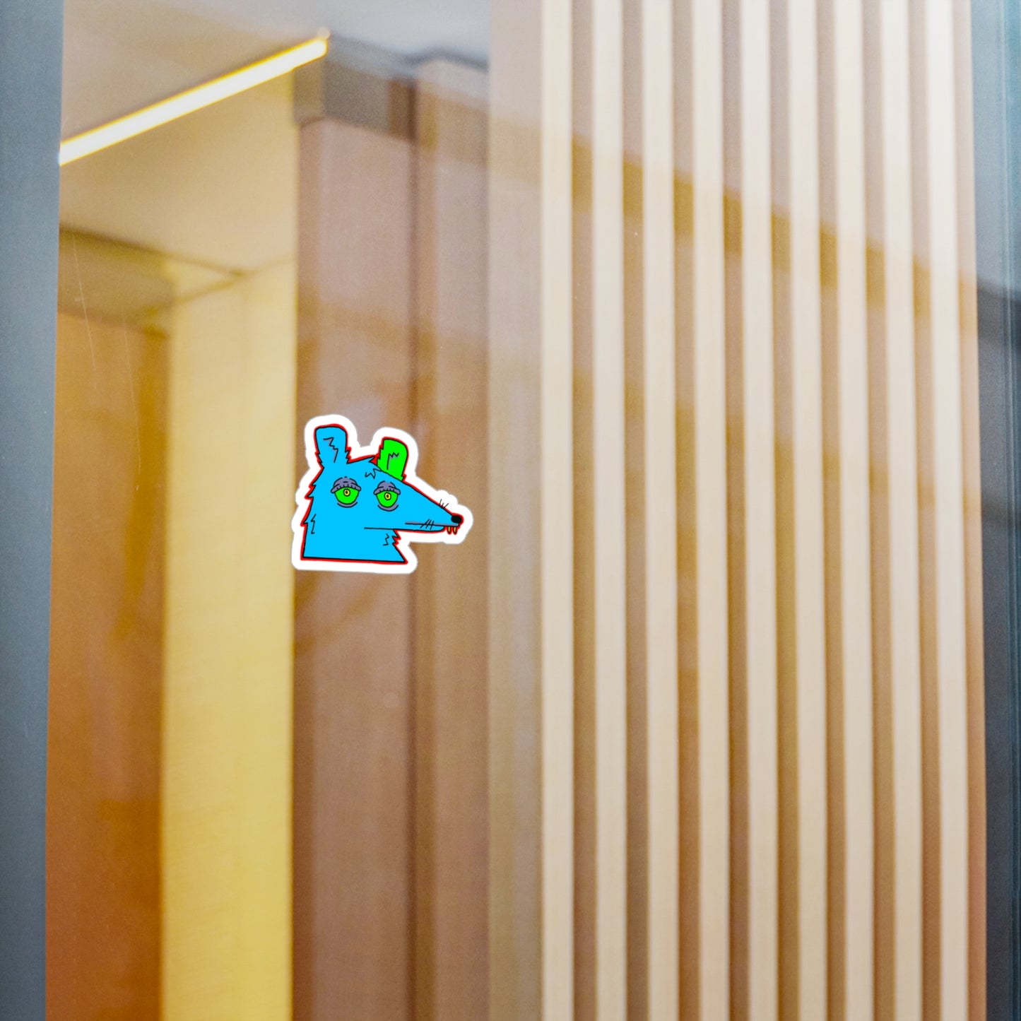Neon Rat Sticker