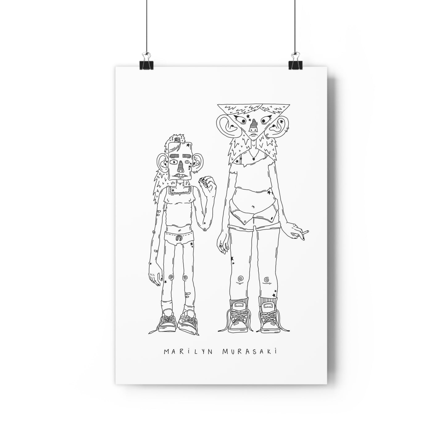 Two Friends Art Print
