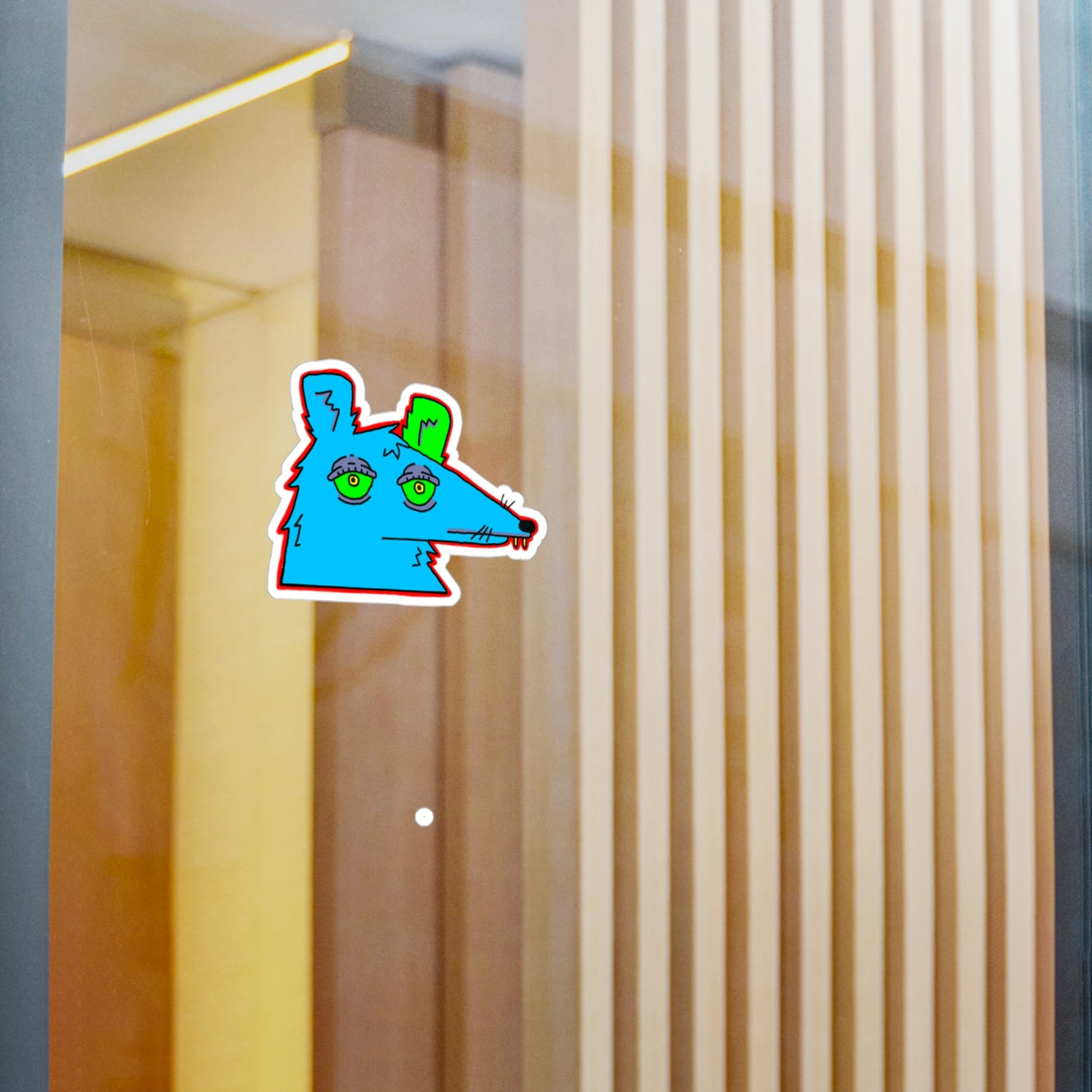 Neon Rat Sticker