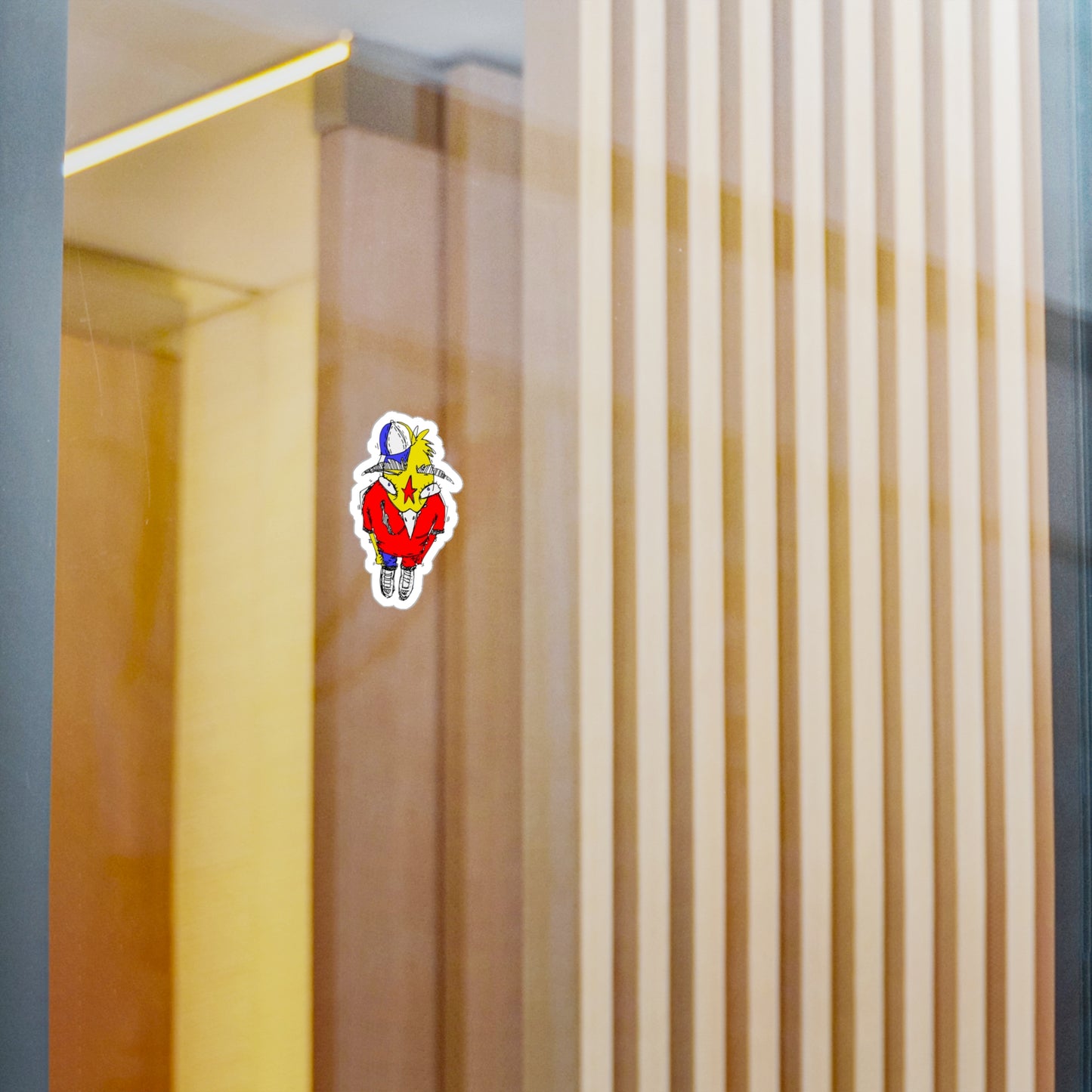 Smoking Bird Sticker