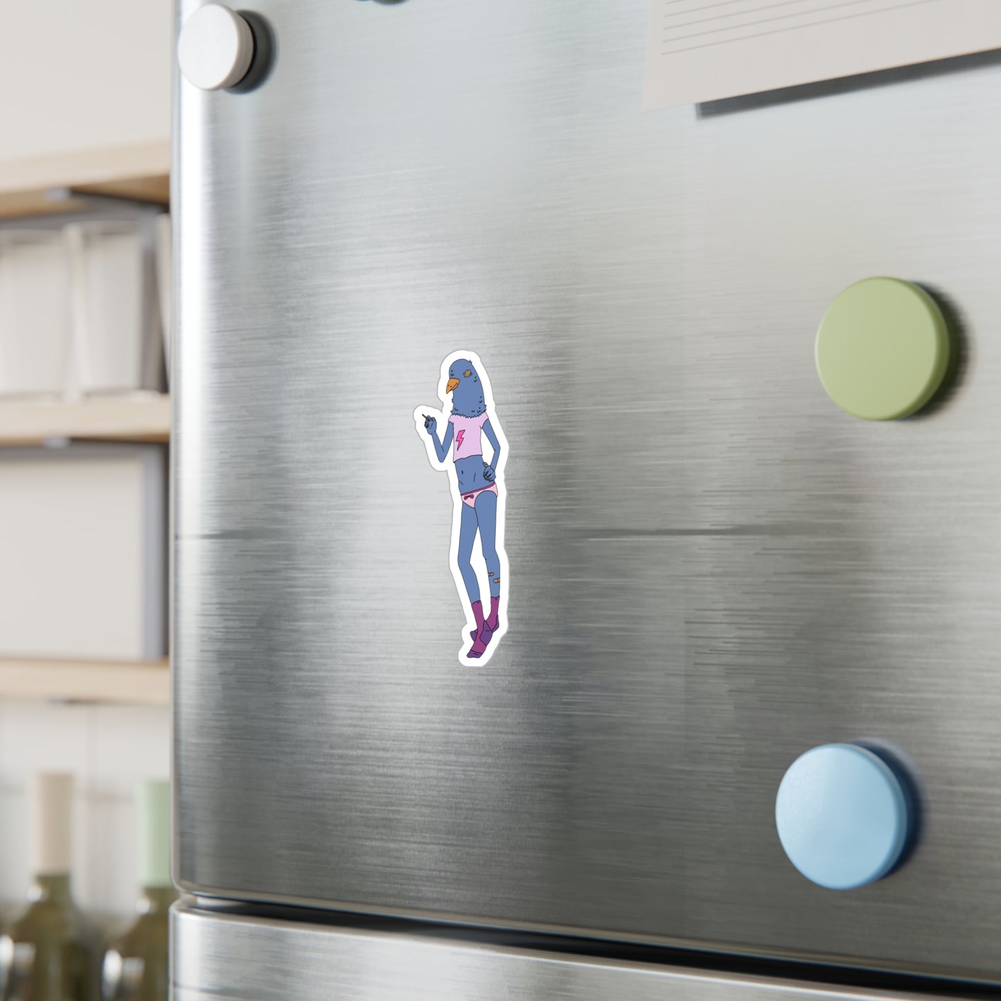 Standing Pigeon Sticker