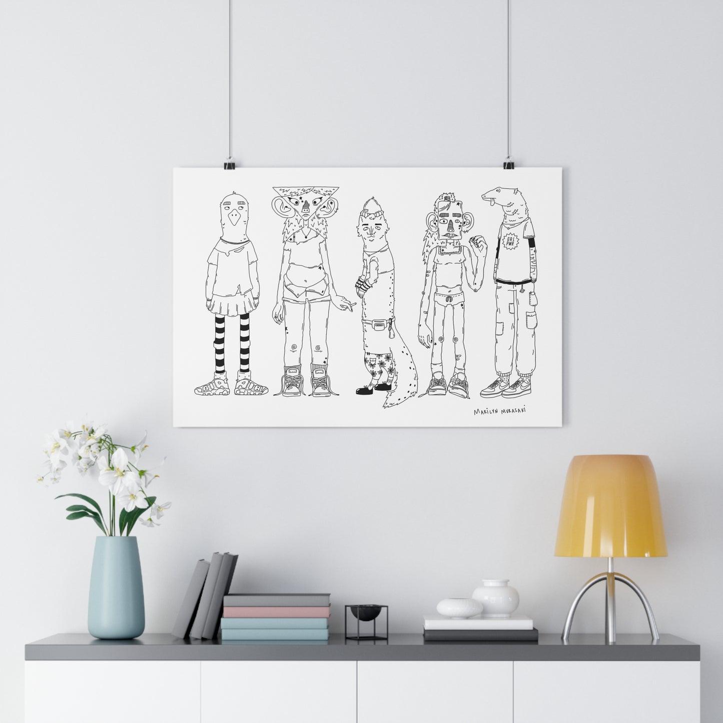 Who Invited Them Art Print