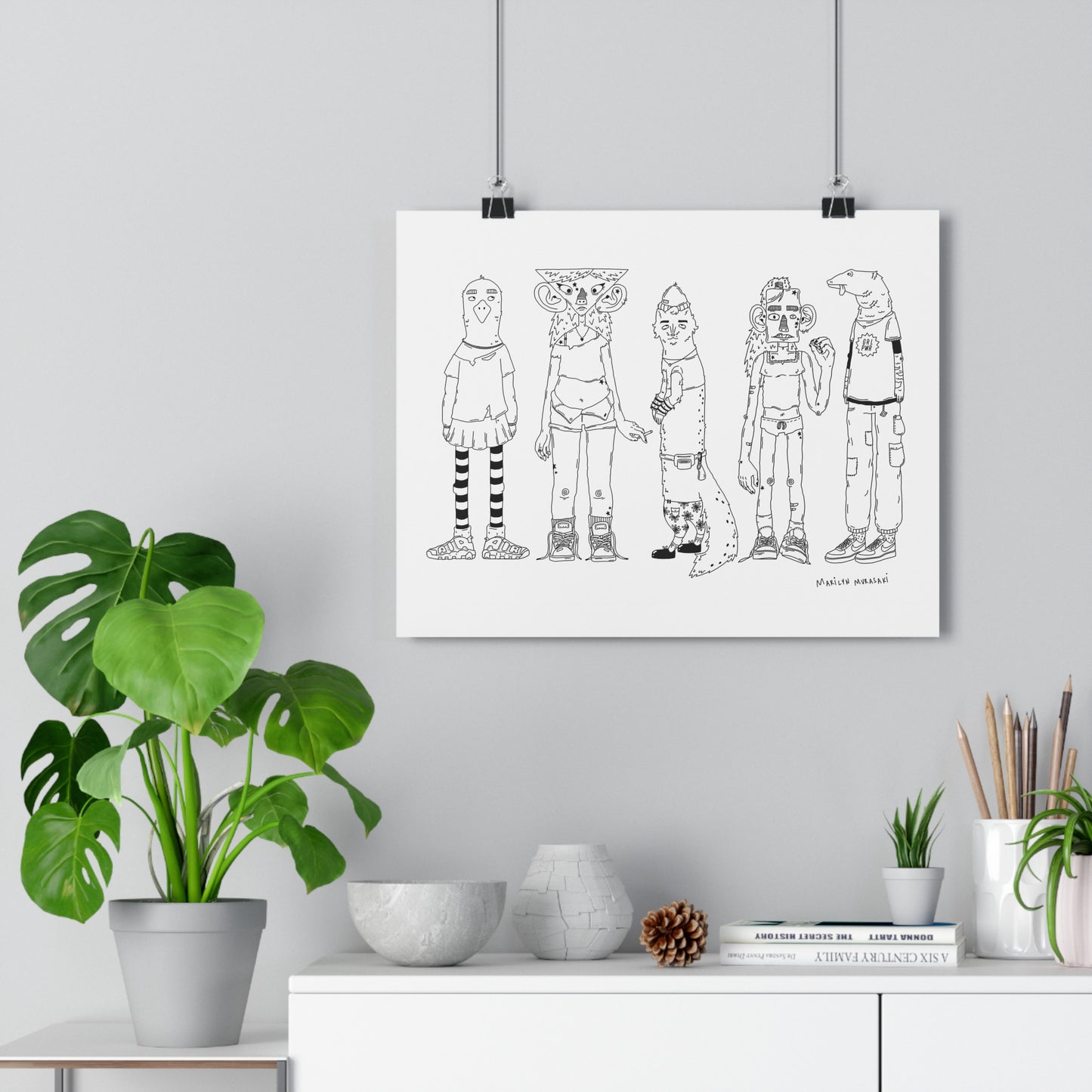 Who Invited Them Art Print