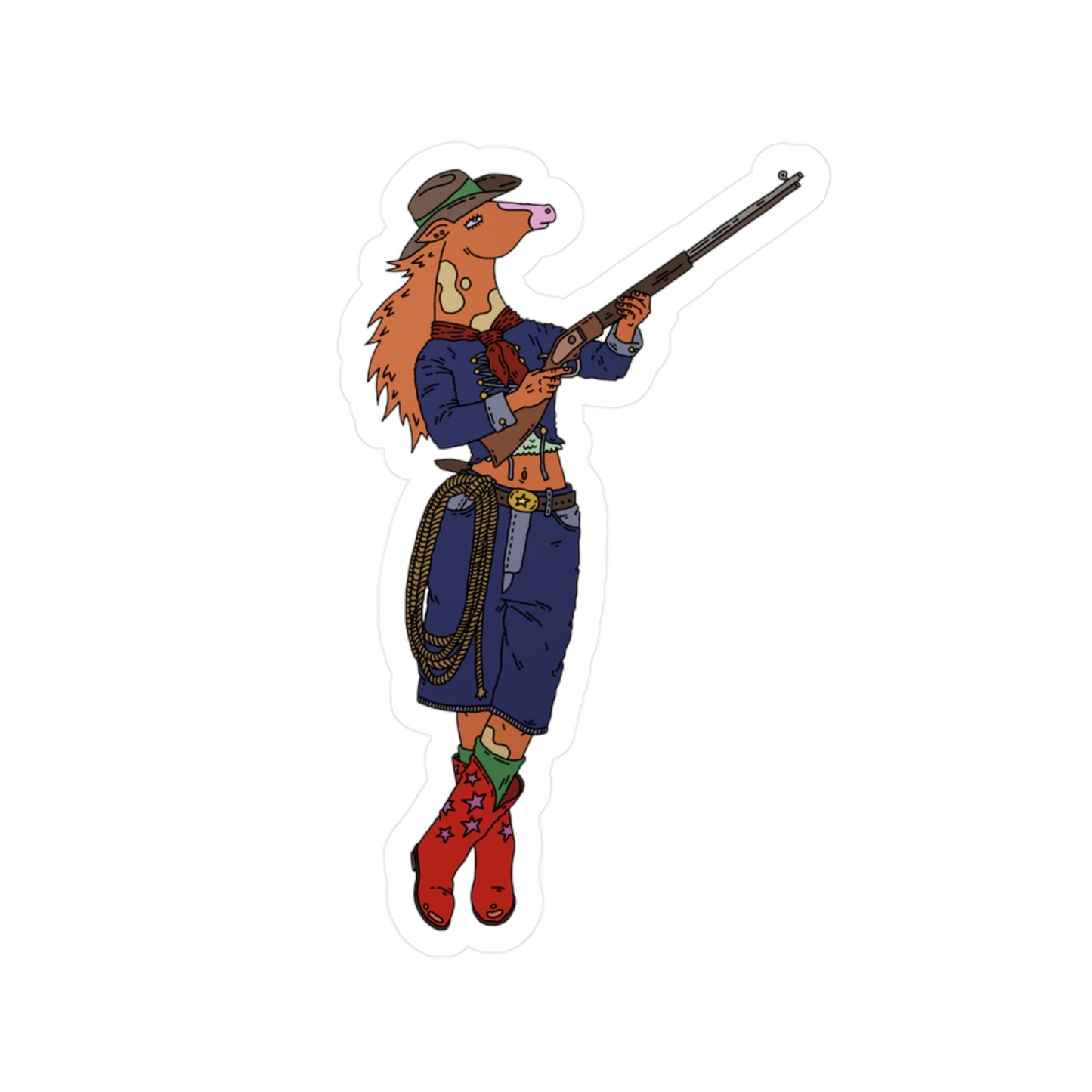Eden Horse Sticker