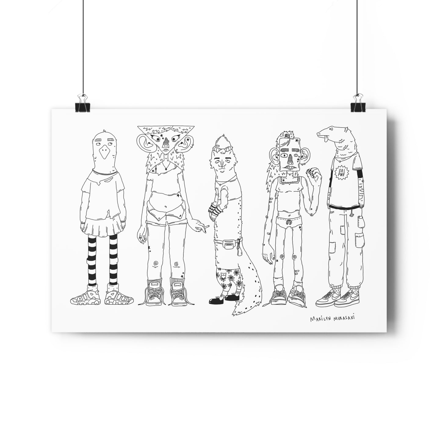 Who Invited Them Art Print