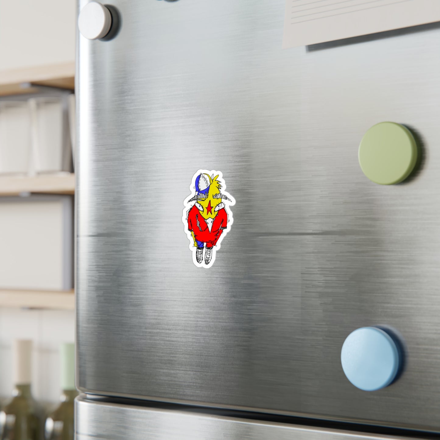 Smoking Bird Sticker
