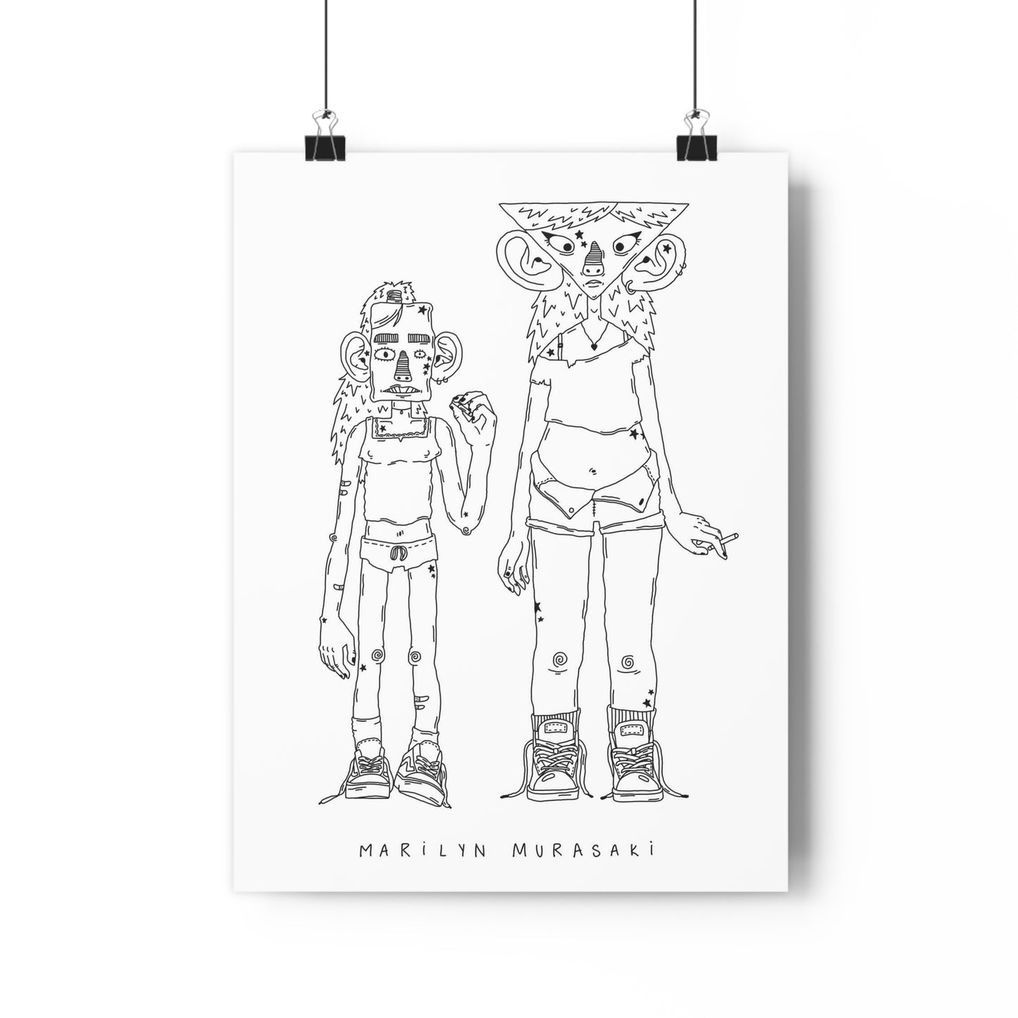 Two Friends Art Print