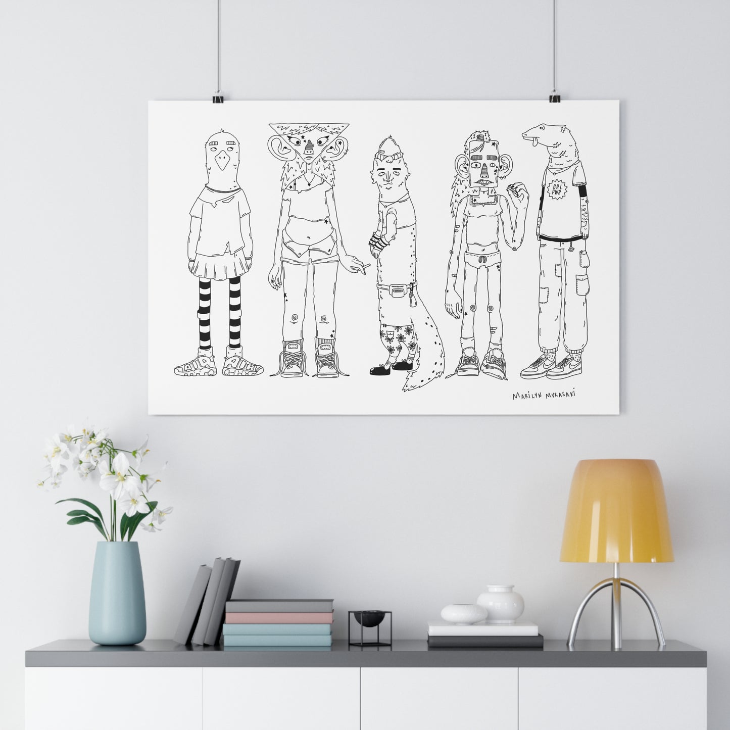 Who Invited Them Art Print