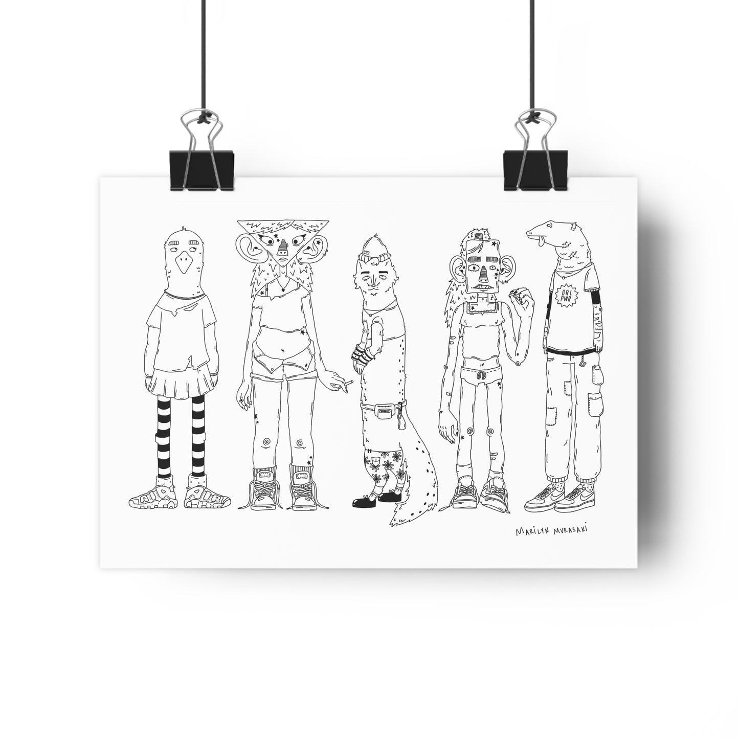 Who Invited Them Art Print