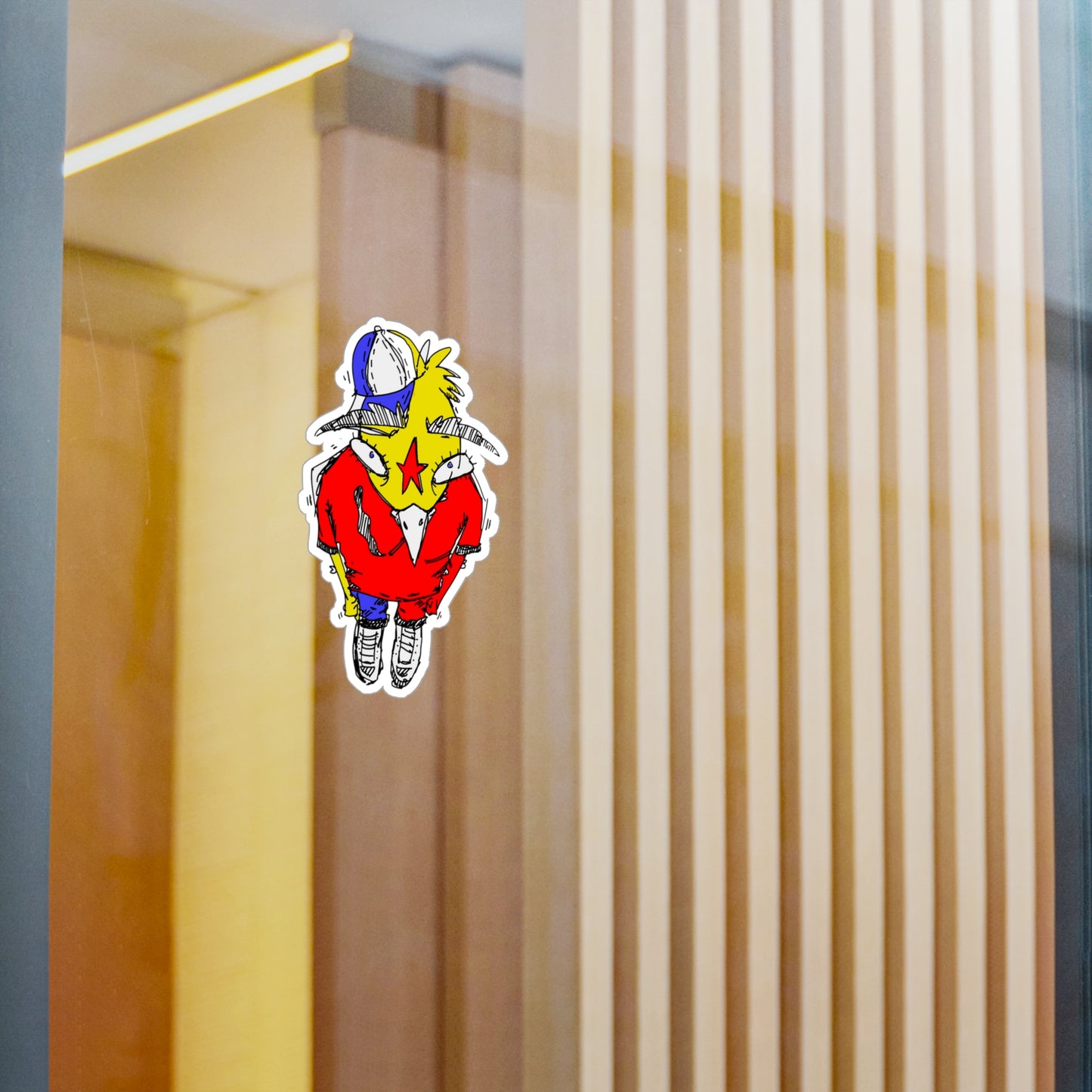Smoking Bird Sticker
