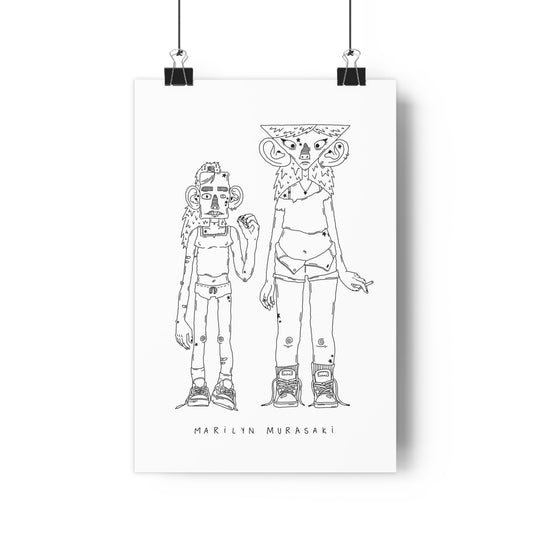 Two Friends Art Print
