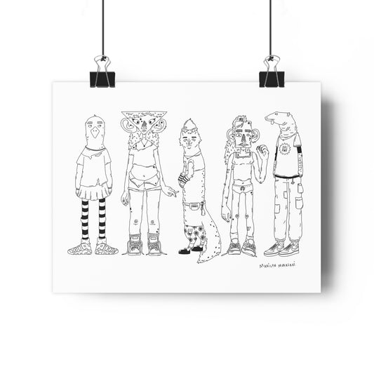 Who Invited Them Art Print