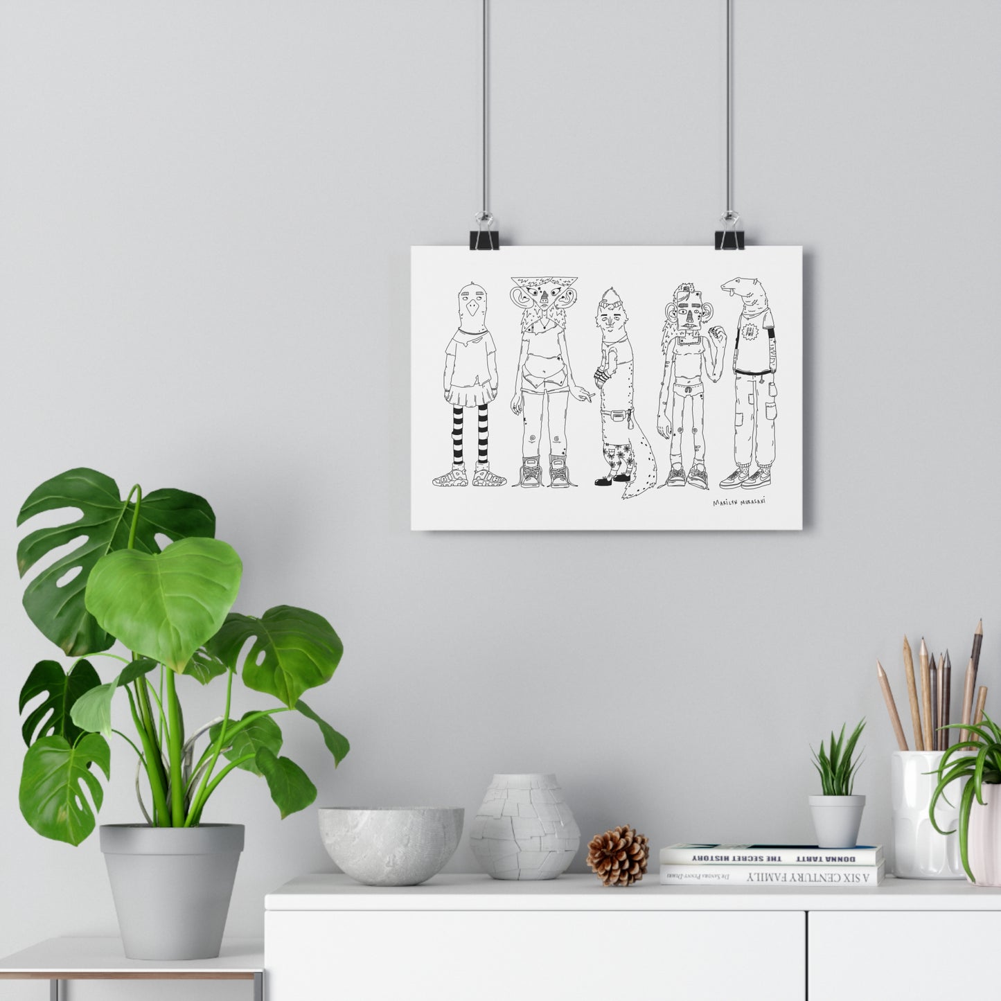 Who Invited Them Art Print
