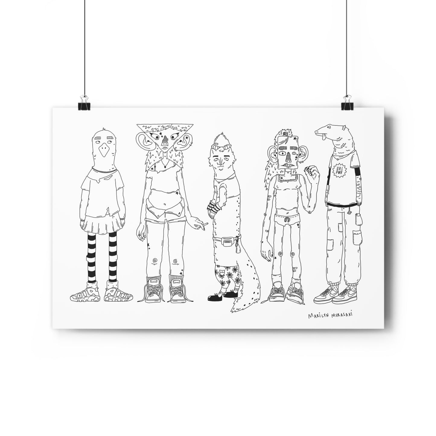 Who Invited Them Art Print