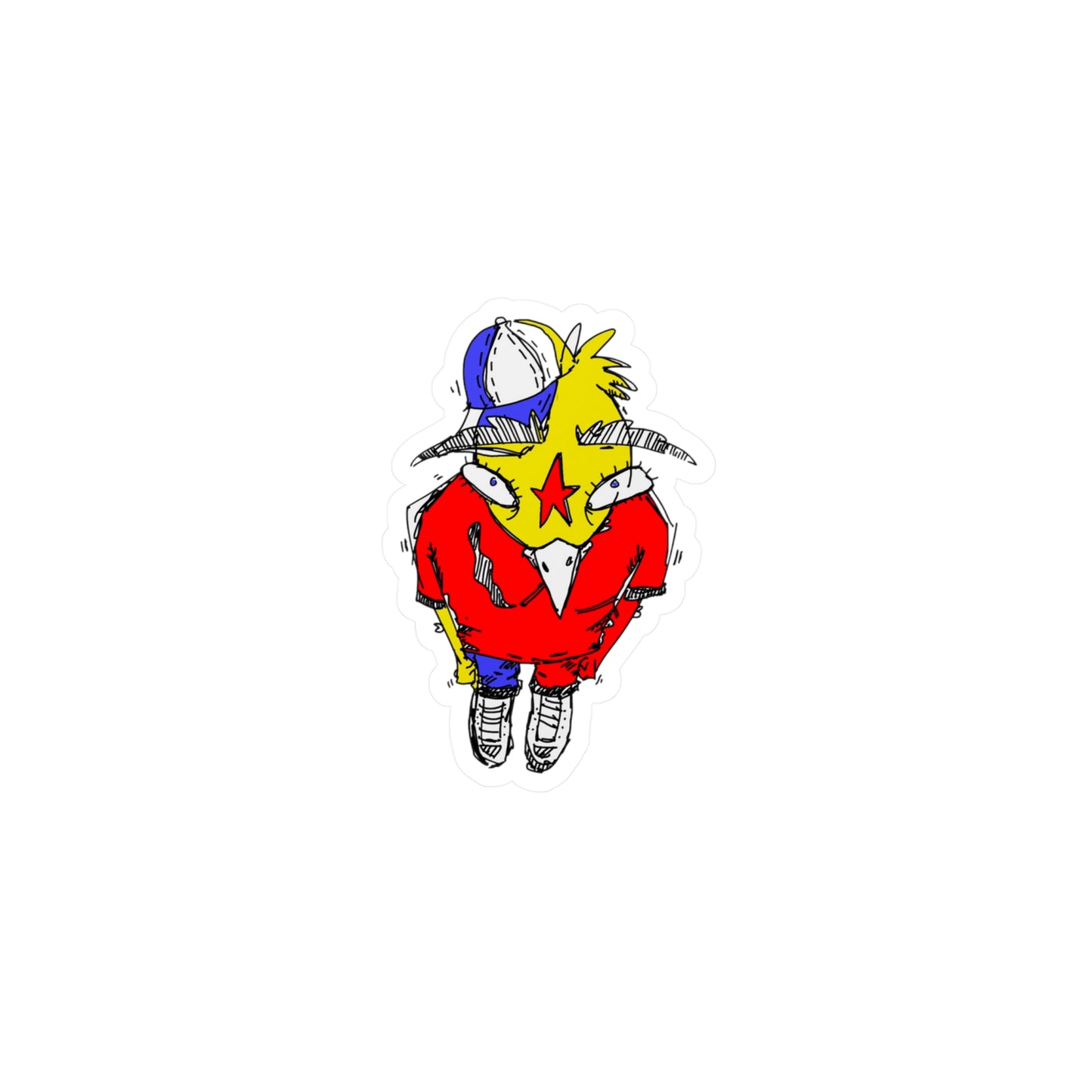 Smoking Bird Sticker