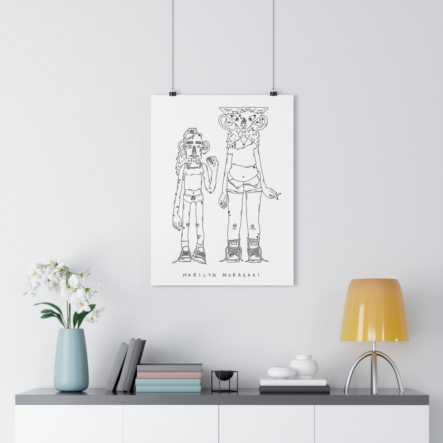 Two Friends Art Print